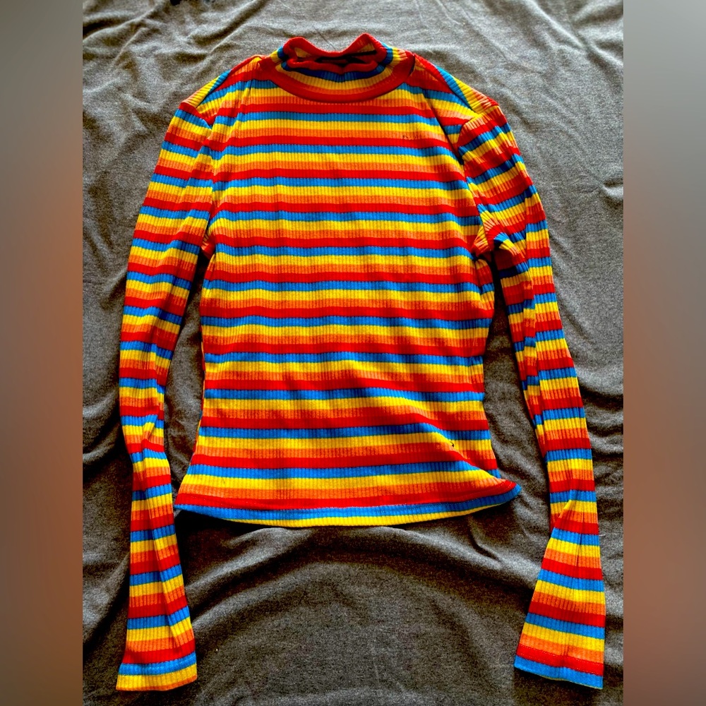 Rainbow Turtleneck